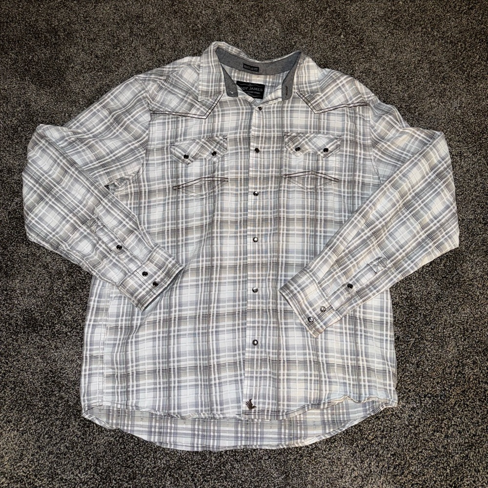 Cody James Plaid Western Shirt